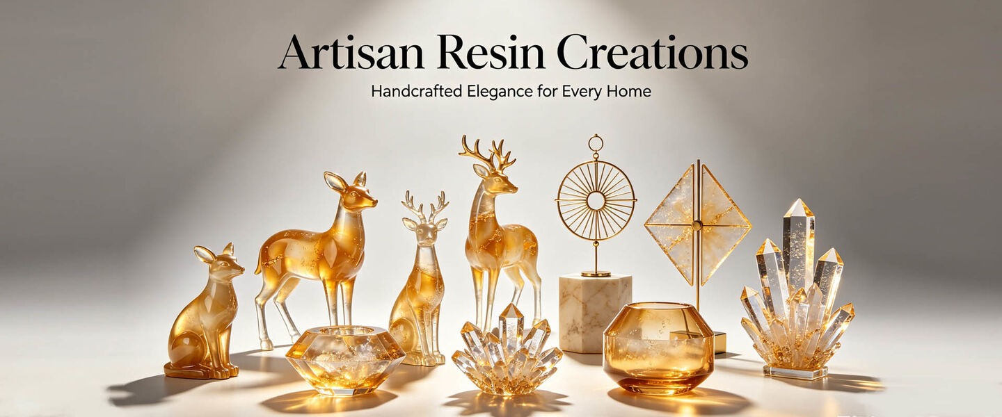 Patung Resin Transparan