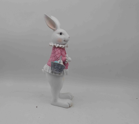 Resin animal statues ,  rabbit statues, Easter Bunny,  polyresin garden animals