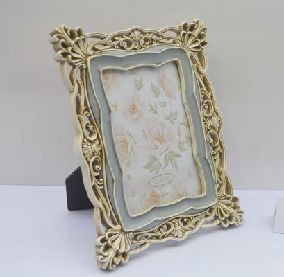 Factory Direct! Handmade Golden Resin Picture Frames (4x6) - Vintage Style at Wholesale  Prices resin photo frames