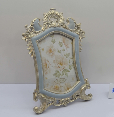 Handmade Vintage Display Frame | Palace-style Embossed Photo Stand | Photography Prop & Home Decor