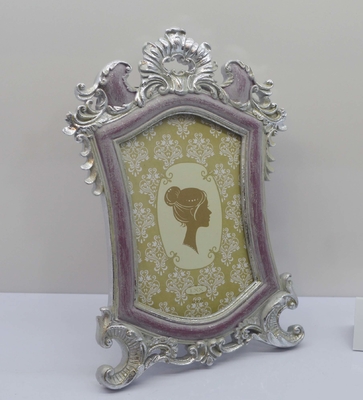 Handmade Vintage Display Frame | Palace-style Embossed Photo Stand | Photography Prop & Home Decor