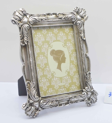 Resin Photo Frame Wholesale Price Direct" – 4×6 Inch Golden Embossed Frame, Vintage Wedding Photo Display, Buy 1 Get 3 Gift Box