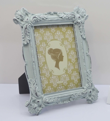 Resin Photo Frame Wholesale Price Direct" – 4×6 Inch Golden Embossed Frame, Vintage Wedding Photo Display, Buy 1 Get 3 Gift Box