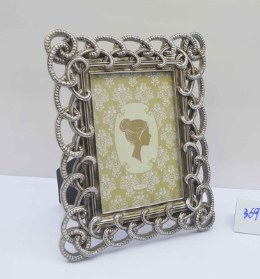 Resin Photo Frame Multi-Size Options" – 4×6/5×7/6×8 Inch Golden Embossed Frame, Vintage Decor Wholesale