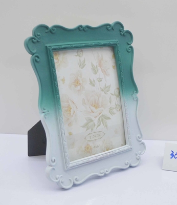Custom Engraved Resin Photo Frame" – 4×6 Inch Golden Vintage Frame, Personalized Birthday/Anniversary Gift, Hand-Carved