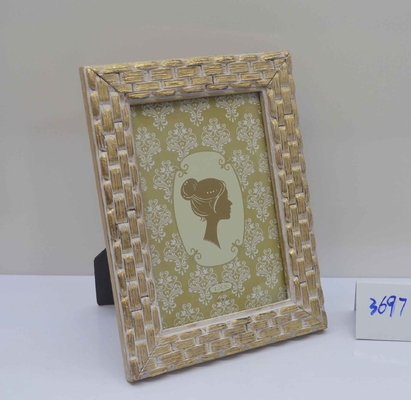 "Bestseller Resin Frame 100K+ Sold" – 4×6 Inch Golden Tabletop Frame, Waterproof & Shatterproof, Must-Have Home Decor