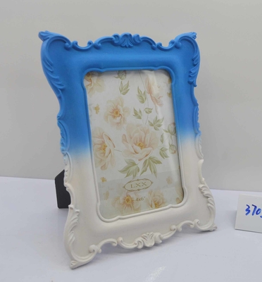 Handmade 4×6 Inch Vintage Photo Stand with Ornate Carvings - Personalized Anniversary Gift