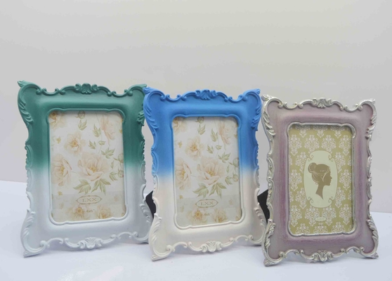 Handmade 4×6 Inch Vintage Photo Stand with Ornate Carvings - Personalized Anniversary Gift