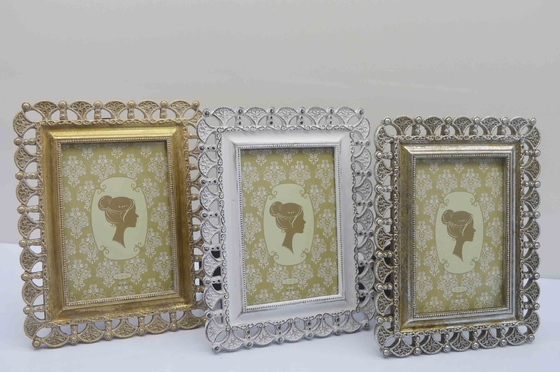 4×6 Inch Handcrafted Vintage Frame with Tarnish-Resistant Gold Trim - Museum-Quality Display