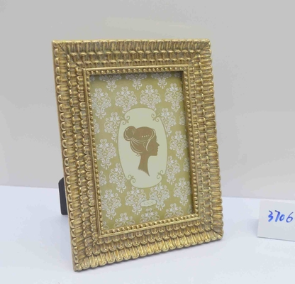 4×6 Inch Handcrafted Vintage Photo Stand with Beveled Edge - Wedding Portrait Display small picture frame