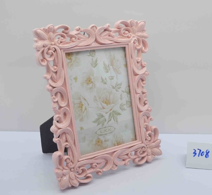 4×6 Inch Handmade Resin Display with Baroque Motifs - Trendy Home Styling Accent small picture frame