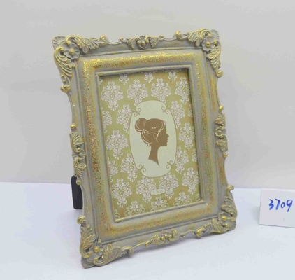 4×6 Inch Handmade Photo Frame with 99% UV-Resistant & Anti-Fog Coating - European Relief Art Display for Humid Climates