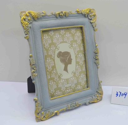 4×6 Inch Handmade Photo Frame with 99% UV-Resistant & Anti-Fog Coating - European Relief Art Display for Humid Climates