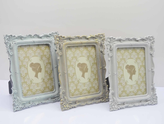 Hand-Engraved 4×6 Inch Vintage Frame with Micro-Precision Floral Motifs - 24K Gold Gilded Display Stand