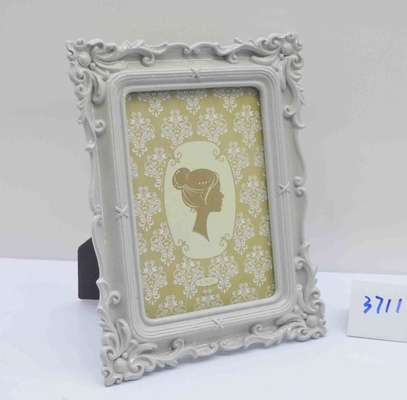 Hand-Engraved 4×6 Inch Vintage Frame with Micro-Precision Floral Motifs - 24K Gold Gilded Display Stand