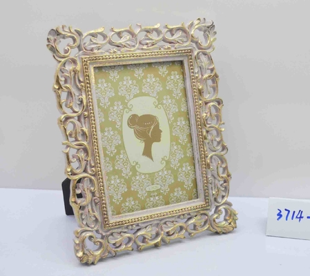 4×6 Inch Waterproof Handcrafted Frame with IP55 Rating - Outdoor Garden Wedding Display gold picture frame