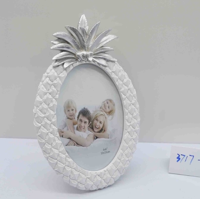 4×6 Inch Distressed Resin Frame with Scrollwork Carvings - Wedding Portrait Statement Piece