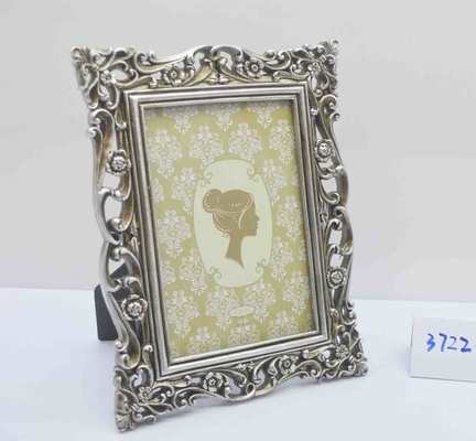 4×6 Inch Dragon-&-Phoenix Resin Frame - Traditional Marriage Ceremony Display