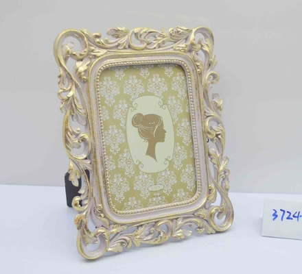 4×6 Inch Crackle-finish Resin Frame - Vintage Photography Collector's Item