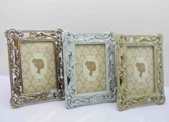 4×6 Inch Heirloom-quality Resin Frame with Intertwined Rings Carving - Cherished Ceremony Display