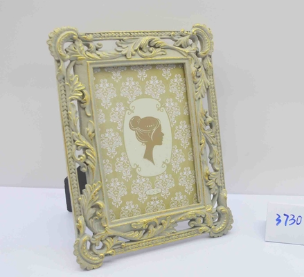 4×6 Inch Heirloom-quality Resin Frame with Intertwined Rings Carving - Cherished Ceremony Display