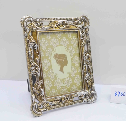 4×6 Inch Heirloom-quality Resin Frame with Intertwined Rings Carving - Cherished Ceremony Display