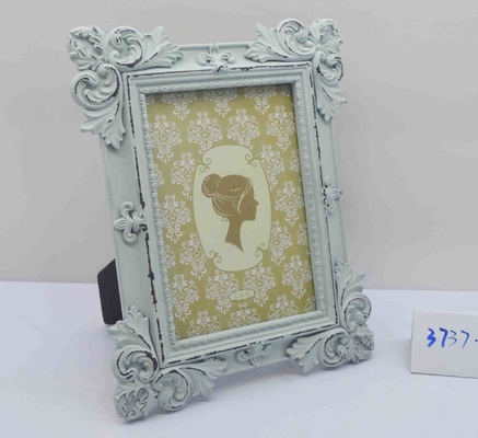 4×6 Inch Snow-crystal Resin Frame with Hidden Compartment - Christmas Memory Keeper