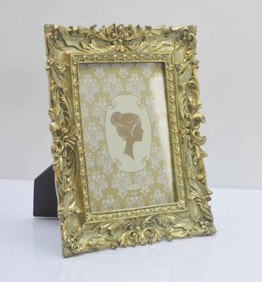 4×6 Inch Chinese Wedding Resin Frame with Silk Ribbon Accents - Bridal Chamber Essential