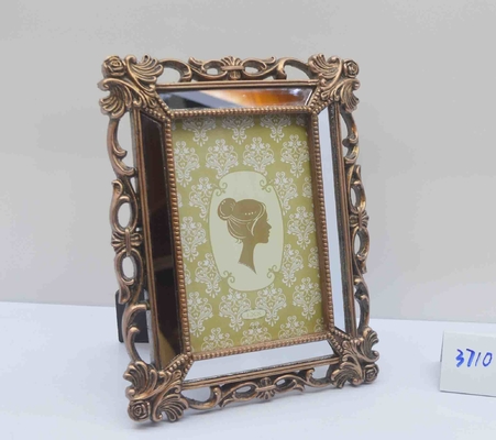 4×6 Inch Perfume-bottle Resin Frame with Crystal Inlays - Dressing Table Jewel
